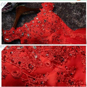 Planet Gates New lace up red lace up short wedding party prom dress 2018 wholesale bride marry Bridesmaid Dresses Chinese
