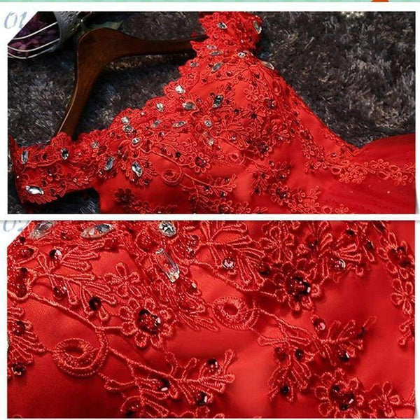 Planet Gates New lace up red lace up short wedding party prom dress 2018 wholesale bride marry Bridesmaid Dresses Chinese