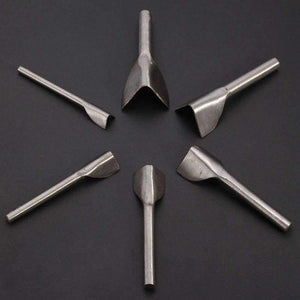 Planet Gates New Leather Craft Tools Half Round V Shaped Cutter Punch Leather Handmade Craft Tools Punching Hand Tools 6Pcs/set 15mm-40mm
