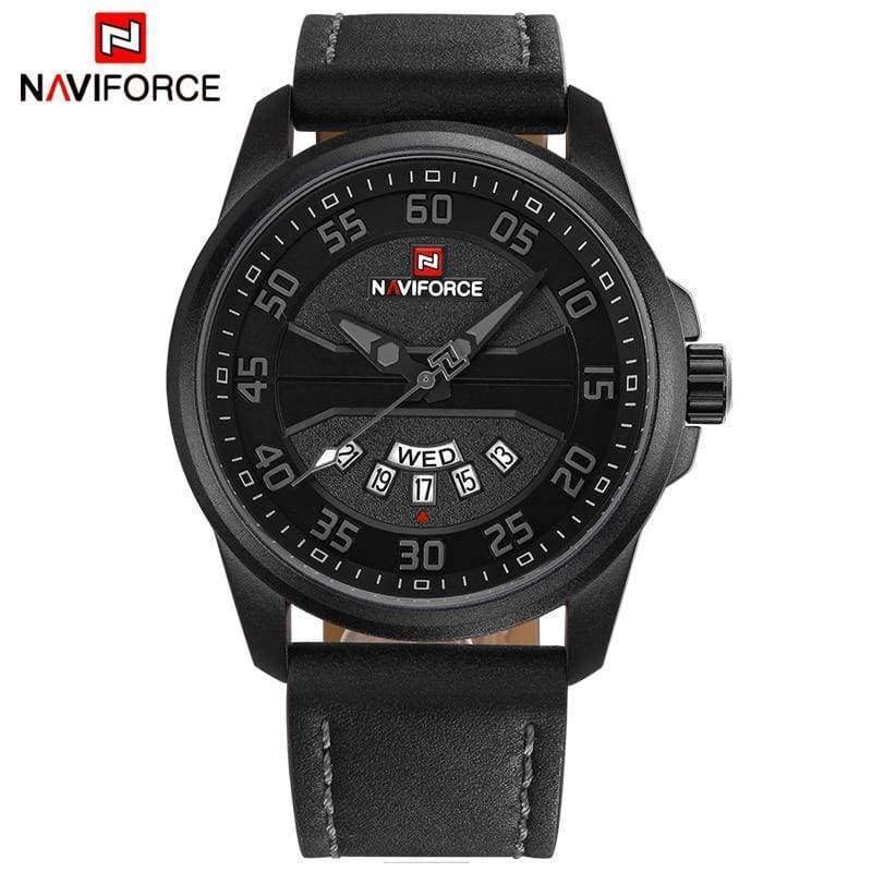 Planet Gates New Luxury Brand NAVIFORCE Men Fashion Casual Watches Men's Quartz Clock Man Leather Strap Army Military Sports Wrist Watch