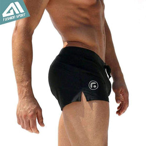 Planet Gates Нови мъжки бански костюми Летни плажни мъжки плувни шорти с джоб Секси мъжки плажни бански костюми за сърф AQ09