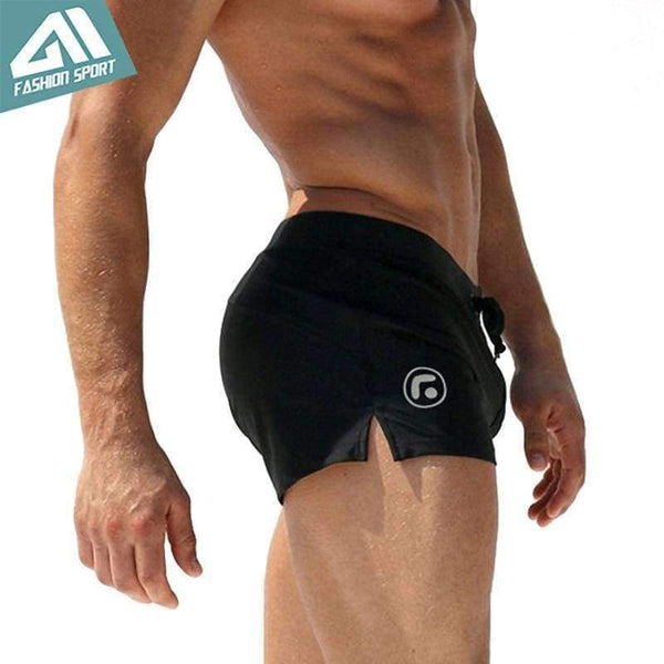 Planet Gates Нови мъжки бански костюми Летни плажни мъжки плувни шорти с джоб Секси мъжки плажни бански костюми за сърф AQ09