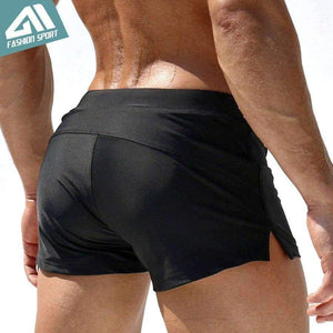 Planet Gates Нови мъжки бански костюми Летни плажни мъжки плувни шорти с джоб Секси мъжки плажни бански костюми за сърф AQ09