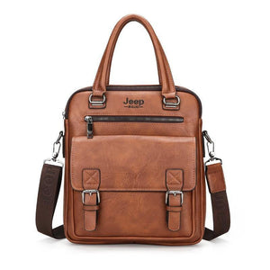 Planet Gates New Men Split Leather Handbag Zipper Men Business Polyester Two Silt Pocket Soft Handle 14 Inches Briefcases Bags