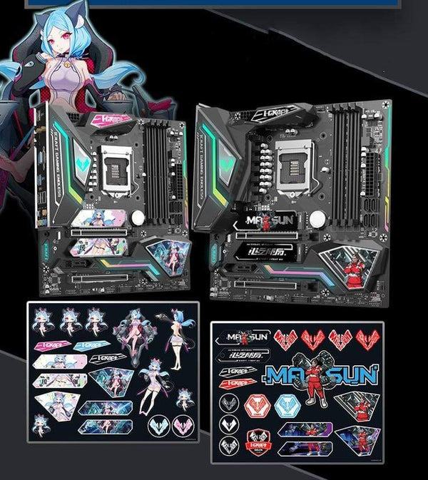 Planet Gates New Motherboard iCraft B460M WIFI6 PC Mainboard Kit Dual Channel DDR4 RGB SATA3.0 VGA LGA1200 Computer Accessories