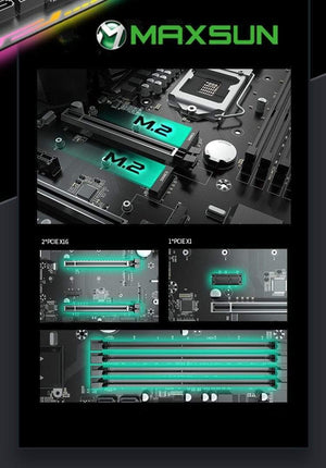 Planet Gates New Motherboard iCraft B460M WIFI6 PC Mainboard Kit Dual Channel DDR4 RGB SATA3.0 VGA LGA1200 Computer Accessories