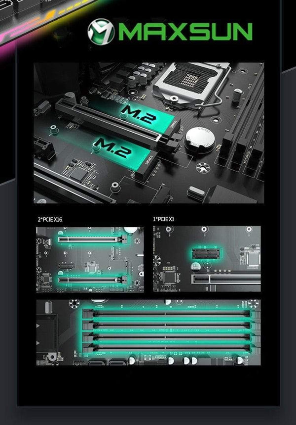 Planet Gates New Motherboard iCraft B460M WIFI6 PC Mainboard Kit Dual Channel DDR4 RGB SATA3.0 VGA LGA1200 Computer Accessories