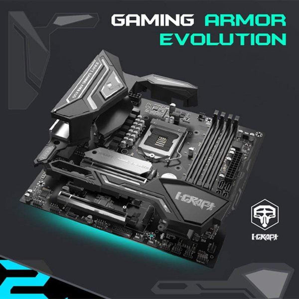 Planet Gates New Motherboard iCraft B460M WIFI6 PC Mainboard Kit Dual Channel DDR4 RGB SATA3.0 VGA LGA1200 Computer Accessories