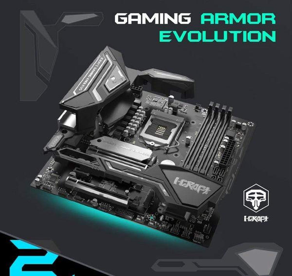 Planet Gates New Motherboard iCraft B460M WIFI6 PC Mainboard Kit Dual Channel DDR4 RGB SATA3.0 VGA LGA1200 Computer Accessories