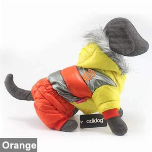 Planet Gates New Orange / S (10) Winter Pet Dog Clothes Super Warm Down Jacket For Small Dogs Waterproof Dog Coat Thicker Cotton Hoodies For Chihuahua