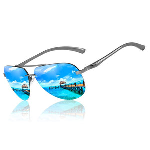 Planet Gates New Polarized Men Sunglasses Classic Driving Sun Glasses Metal Frame Mirror Lens Sunglasses Men/Women