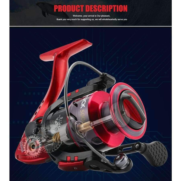 Planet Gates New PUCK 2000 3000 4000 5000 Spinning Reel 5.2:1 Fishing Reel 9KG Max Drag Power Spinning Wheel Long Casting Fishing