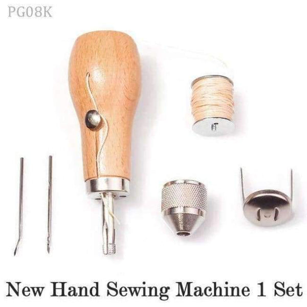 Planet Gates New Sewing machine DIY Leather Sewing Tool Leather Hand Sewing Machine Waxed Thread for Leather Craft Edge Stitching Belt Strips Shoemaker Tools