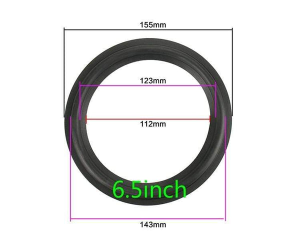 Planet Gates New size Speaker Rubber Surround Suspension Repair Accessories for 2 inch 2.5inch 3.5 inch 4inch 4.5 inch 5.25 inch 6.5inch 8"