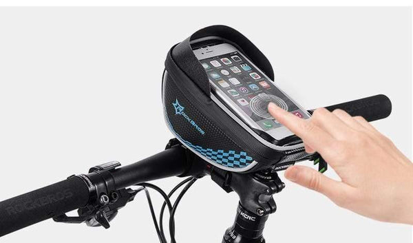 Planet Gates New Style Black bag / China Bike Frame Front Tube Bag Cycling Riding Bag Pannier Smartphone GPS Touch Screen Case Bike Bicycle Accessories 4 Colors