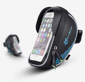 Planet Gates New Style Black bag / China Bike Frame Front Tube Bag Cycling Riding Bag Pannier Smartphone GPS Touch Screen Case Bike Bicycle Accessories 4 Colors