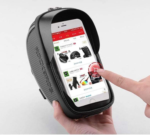 Planet Gates New Style Black bag / China Bike Frame Front Tube Bag Cycling Riding Bag Pannier Smartphone GPS Touch Screen Case Bike Bicycle Accessories 4 Colors