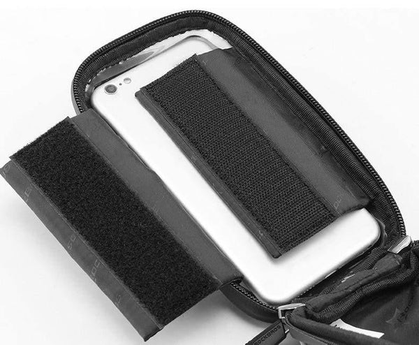 Planet Gates New Style Black bag / China Bike Frame Front Tube Bag Cycling Riding Bag Pannier Smartphone GPS Touch Screen Case Bike Bicycle Accessories 4 Colors