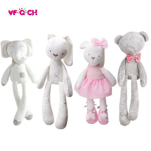 Planet Gates New Style Plush Stuffed Cute Appease Rabbit Bear Animal Toys Infant Baby Comfort Dolls For Children Kids Birthday Pretty Gift