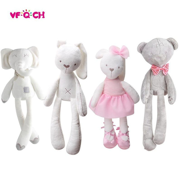 Planet Gates New Style Plush Stuffed Cute Appease Rabbit Bear Animal Toys Infant Baby Comfort Dolls For Children Kids Birthday Pretty Gift