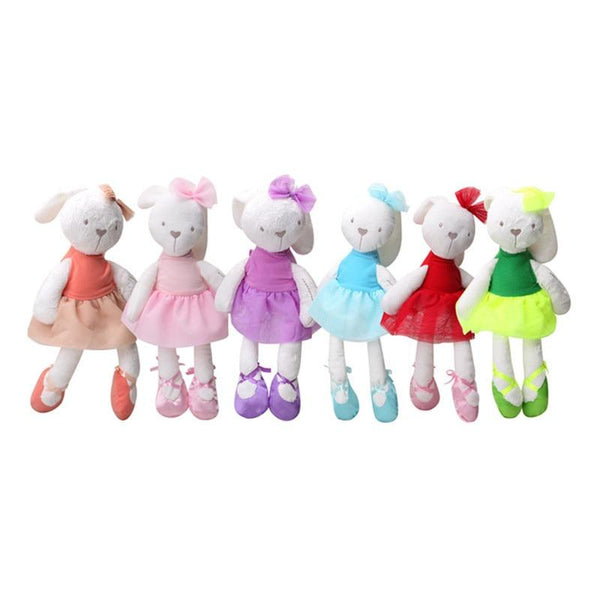 Planet Gates New Style Plush Stuffed Cute Appease Rabbit Bear Animal Toys Infant Baby Comfort Dolls For Children Kids Birthday Pretty Gift