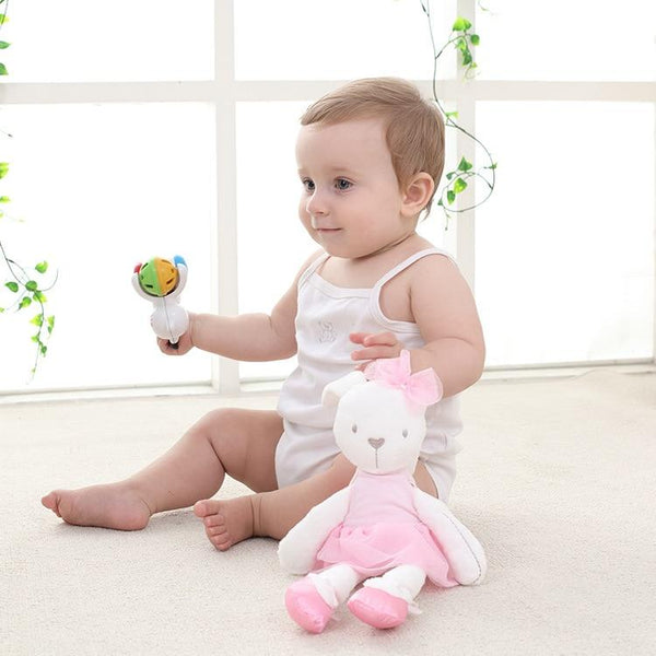Planet Gates New Style Plush Stuffed Cute Appease Rabbit Bear Animal Toys Infant Baby Comfort Dolls For Children Kids Birthday Pretty Gift