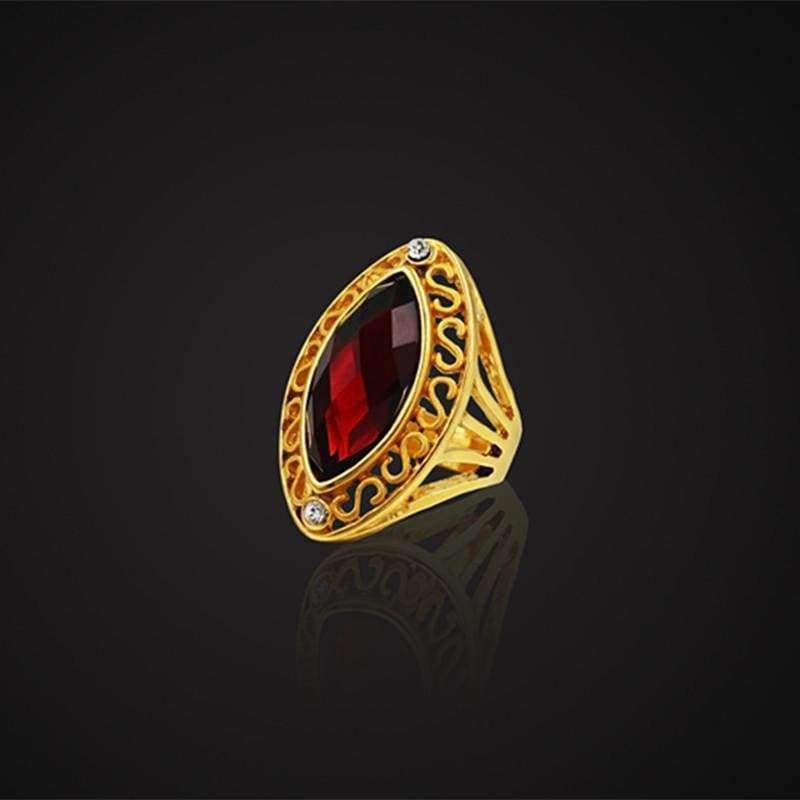 Planet Gates New Trendy High-end S Letter Gold Color Candy Top Brand Luxury Jewelry,Retro Big Rings For Women Men Anel Wholesale