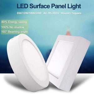 Planet Gates New TSLEEN Round Square Surface Ceiling Lamp LED Panel Down Light For Home Commercial Cool Warm White LED AC 85-265V