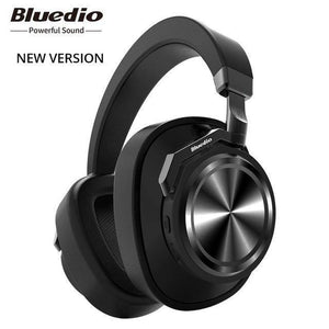 Planet Gates New verision black / China Bluedio T6 Active Noise Cancelling Headphones Wireless Bluetooth Headset with microphone for phones and music