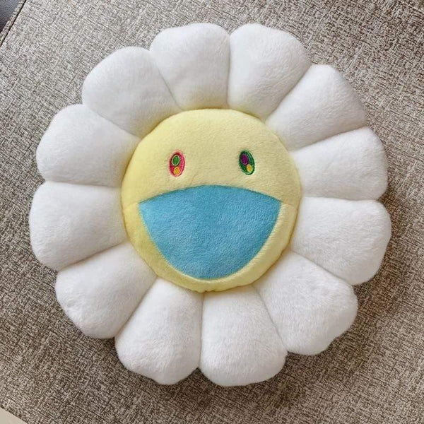 40cm-60cm Sunflower Pillow Soft Flower Stuffed Doll Kawaii Kaikai Kiki Colorful Plush Toy Cushion Gift Sunflower Cushion