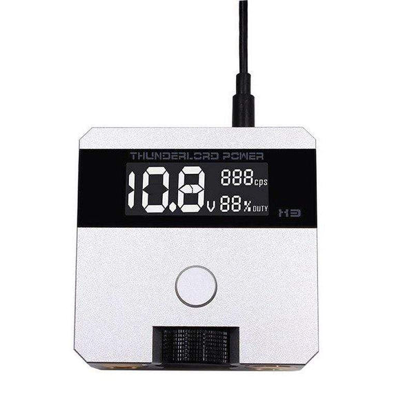 Planet Gates New X3 Tattoo Power Supply for Rotary and Coil Tattoo Machine Use without Foot Pedal