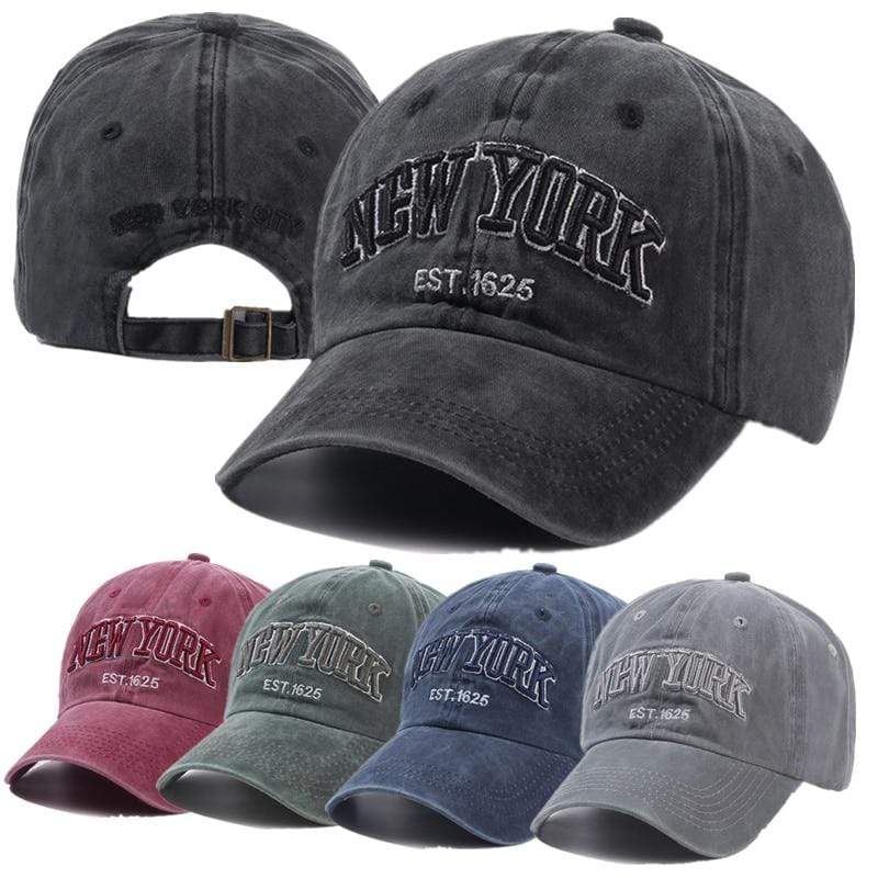 Planet Gates New York Washed Cotton Cap For Men Women Gorras Snapback Caps Baseball Caps Casquette Dad Hat Outdoors Cap