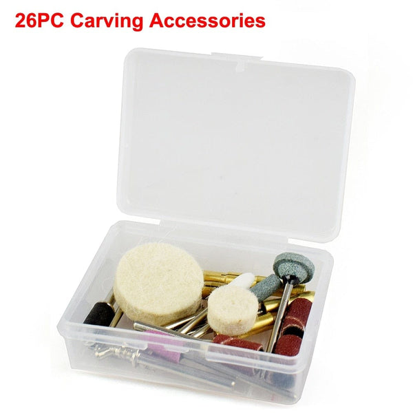 Planet Gates NEWACALOX USB Charging Variable Speed Mini Grinder Machine Rotary Tools Kit Grinder Set with 126pcs Engraving Accessories Kit