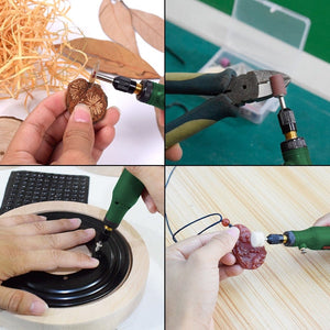 Planet Gates NEWACALOX USB Charging Variable Speed Mini Grinder Machine Rotary Tools Kit Grinder Set with 126pcs Engraving Accessories Kit