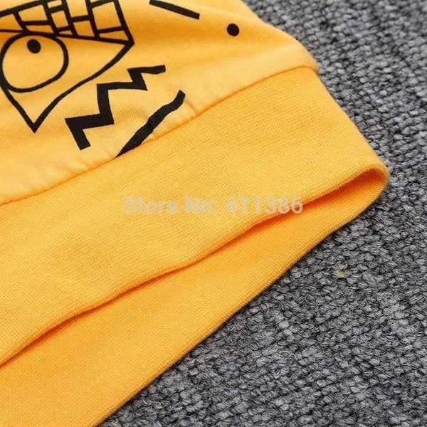 Planet Gates Newborn baby boy clothes baby clothes unisex yellow  color long-sleeved shirt+ pants 2 pcs. bebe girl clothing set ST205