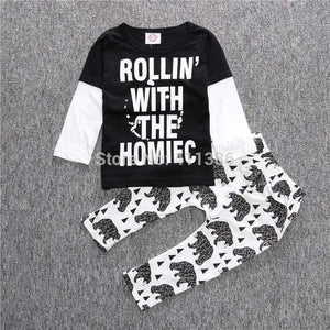 Planet Gates Newborn baby boy clothes baby clothes unisex yellow  color long-sleeved shirt+ pants 2 pcs. bebe girl clothing set ST205