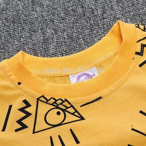 Planet Gates Newborn baby boy clothes baby clothes unisex yellow  color long-sleeved shirt+ pants 2 pcs. bebe girl clothing set ST205