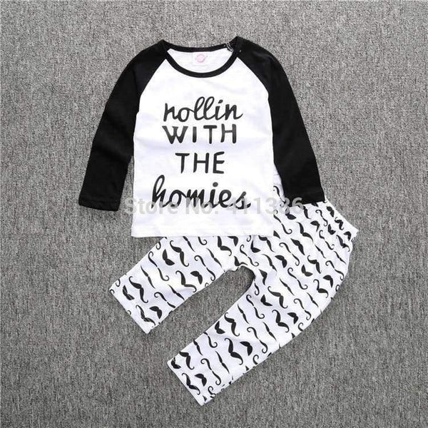 Planet Gates Newborn baby boy clothes baby clothes unisex yellow  color long-sleeved shirt+ pants 2 pcs. bebe girl clothing set ST205