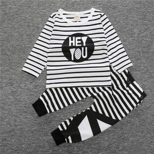 Planet Gates Newborn baby boy clothes baby clothes unisex yellow  color long-sleeved shirt+ pants 2 pcs. bebe girl clothing set ST205