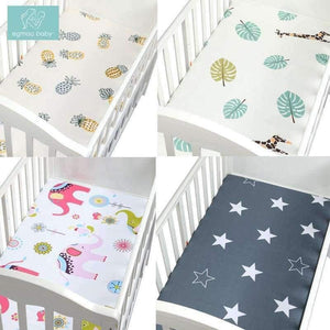 Planet Gates Newborn baby crib fitted sheets Cartoon soft crib bed sheet cotton kids bedding mattress protectors covers baby bedsheet 130*70