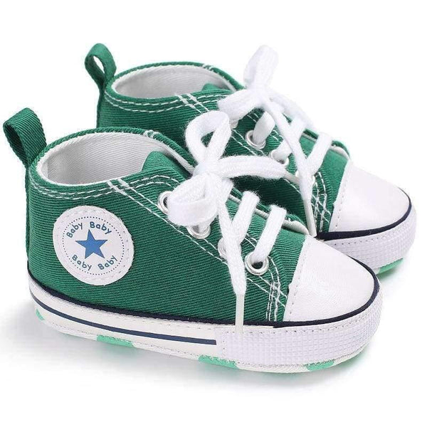 Planet Gates Newborn Sneakers Baby girls Boys Lace-up Canvas Shoes Active All Star Zapatos Bebe Toddler Shoes Infantil Sapatos