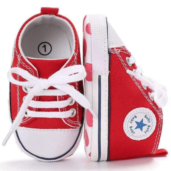 Planet Gates Newborn Sneakers Baby girls Boys Lace-up Canvas Shoes Active All Star Zapatos Bebe Toddler Shoes Infantil Sapatos