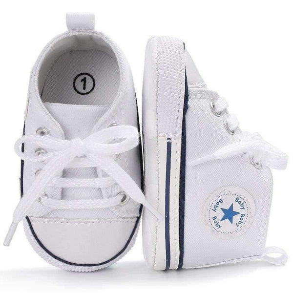 Planet Gates Newborn Sneakers Baby girls Boys Lace-up Canvas Shoes Active All Star Zapatos Bebe Toddler Shoes Infantil Sapatos