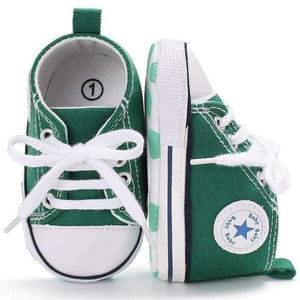 Planet Gates Newborn Sneakers Baby girls Boys Lace-up Canvas Shoes Active All Star Zapatos Bebe Toddler Shoes Infantil Sapatos