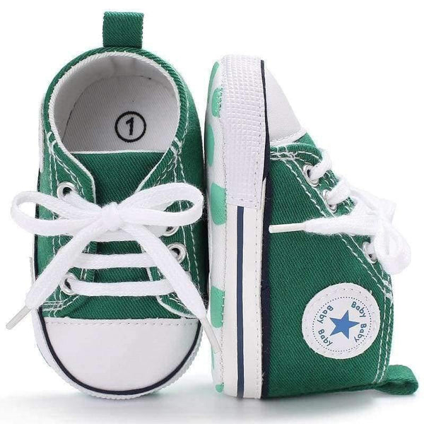 Planet Gates Newborn Sneakers Baby girls Boys Lace-up Canvas Shoes Active All Star Zapatos Bebe Toddler Shoes Infantil Sapatos