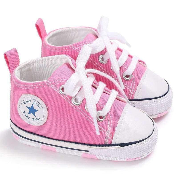 Planet Gates Newborn Sneakers Baby girls Boys Lace-up Canvas Shoes Active All Star Zapatos Bebe Toddler Shoes Infantil Sapatos