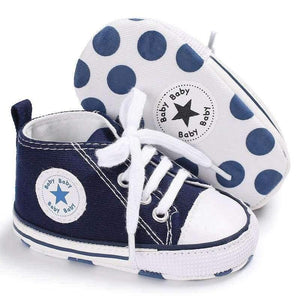 Planet Gates Newborn Sneakers Baby girls Boys Lace-up Canvas Shoes Active All Star Zapatos Bebe Toddler Shoes Infantil Sapatos