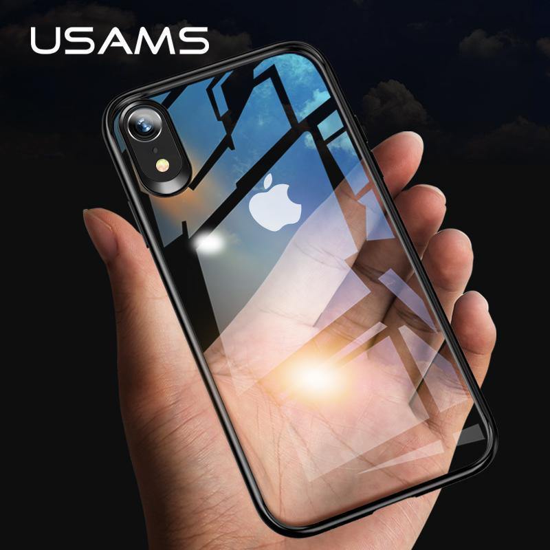 Planet Gates Newest USAMS Mobile Phone Case For iPhone XR XS XS MAX Case Cover Full Protective TPU PC Transparent Back Shell for iPhone Apple