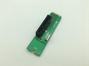 Planet Gates NGFF M2 M.2 to PCI-E 4x 1x Slot Riser Card Adapter Male To Female PCIE Multiplier For BTC Bitcoin Miner Antminer Mining