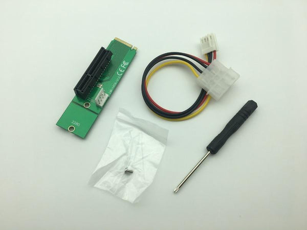 Planet Gates NGFF M2 M.2 to PCI-E 4x 1x Slot Riser Card Adapter Male To Female PCIE Multiplier For BTC Bitcoin Miner Antminer Mining